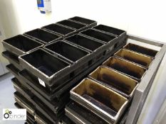 35 5-loaf Bread Tins, with stainless steel stillage (please note there is a lift out charge of £5