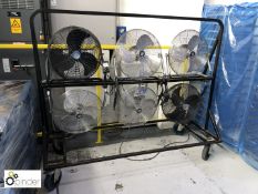 Mobile rack mounted 6-fan Cooling System (please note there is a lift out charge of £5 plus VAT on