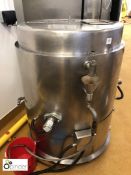 Jahn Ltd stainless steel heated Fondant Kettle, with control panel (please note there is a lift