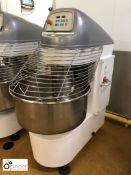 Esmach NSE80 automatic Spiral Mixer, 80kg dough capacity, year 2012, serial number 12.01076,