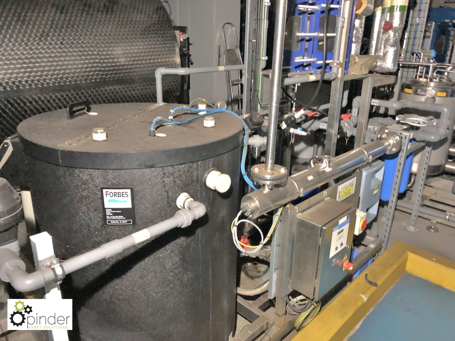 Water Purification System comprising Guisti stainless steel insulated horizontal vessel, 4000litres, - Image 31 of 45