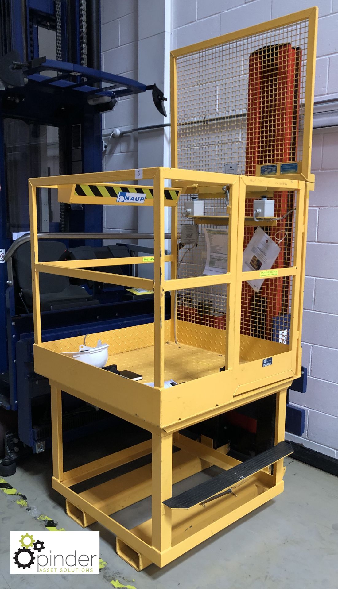 Kaup T197 Forklift Truck Man Cage Attachment, 300kg capacity (please note there is a lift out charge
