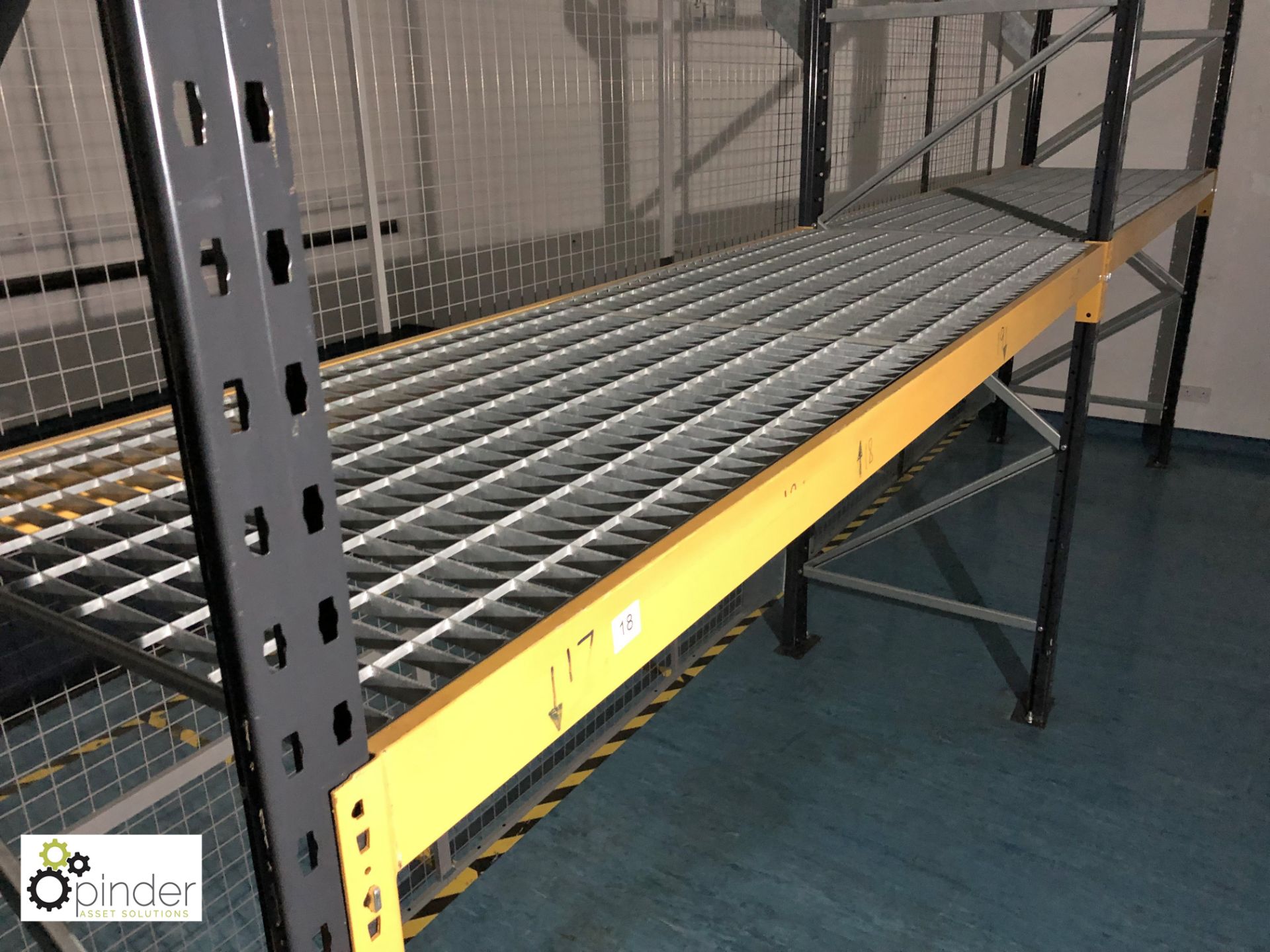 4 rows 3-bay Link 51M Racking, uprights 2260mm x 900mm, 6 beams per bay, 2660mm x 1000mm x 50mm - Image 3 of 6