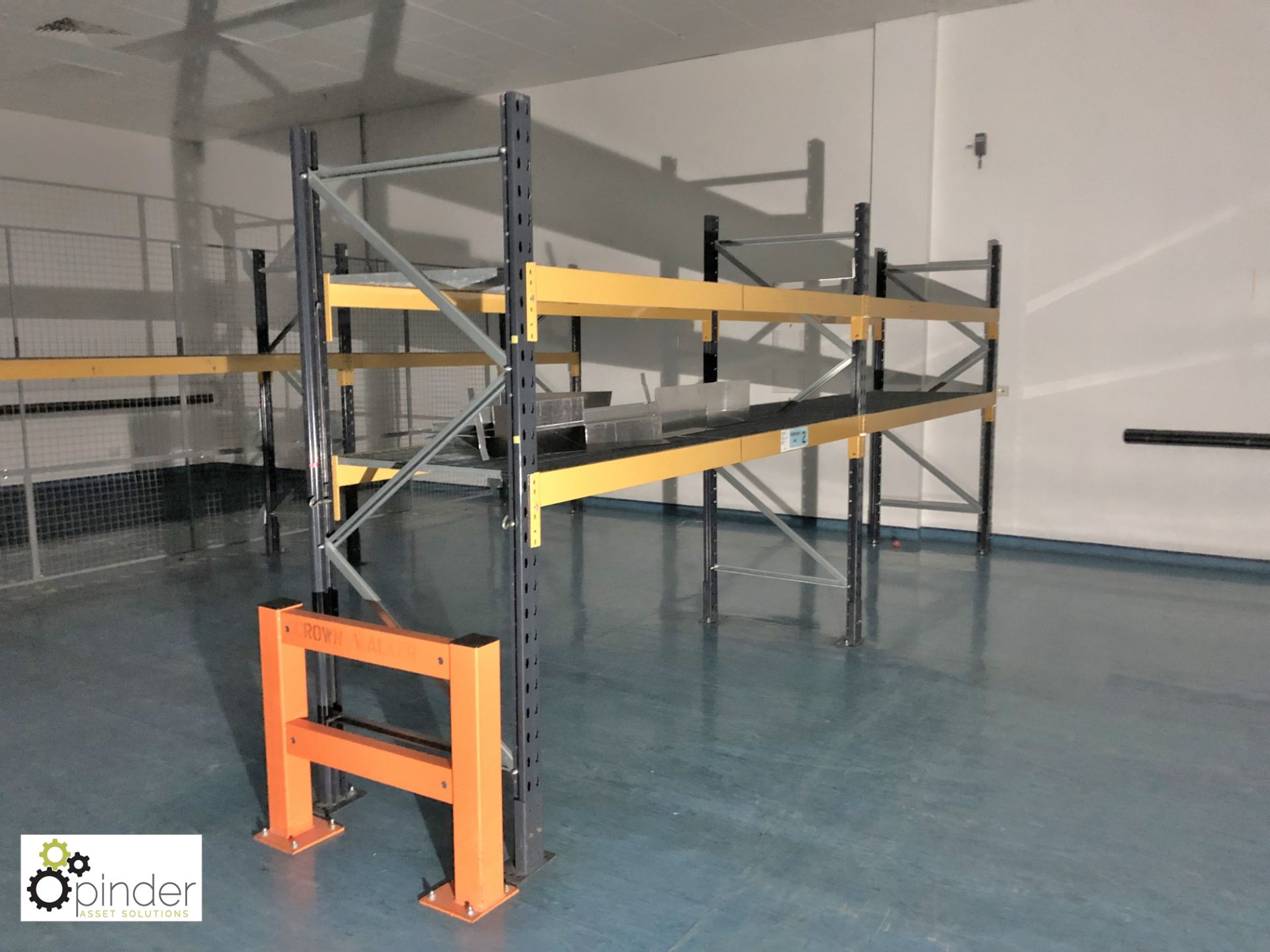 4 rows 3-bay Link 51M Racking, uprights 2260mm x 900mm, 6 beams per bay, 2660mm x 1000mm x 50mm - Image 2 of 6