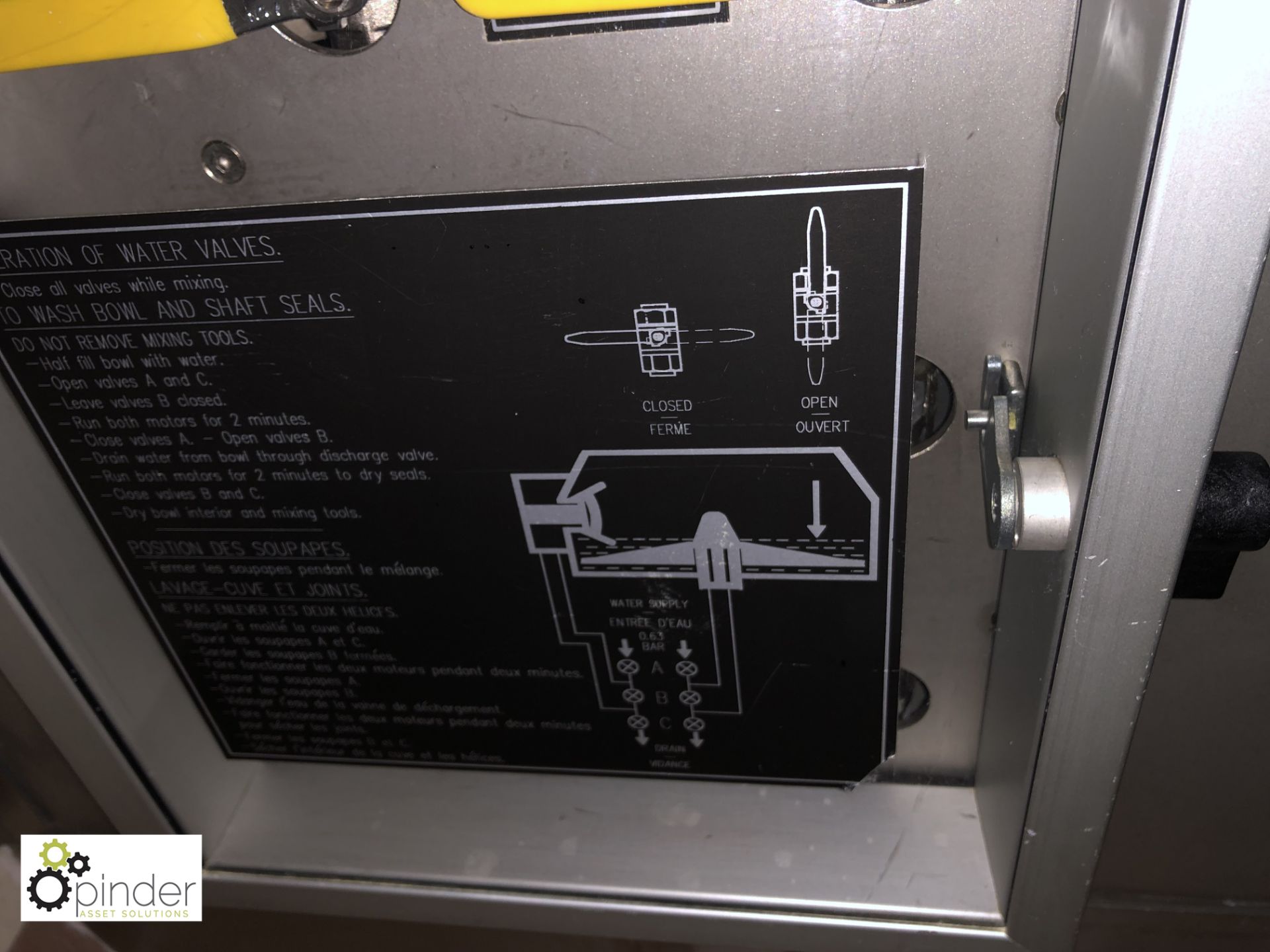 Niro Fielder PMA-10/65 High Shear Mixer, with control panels and filtration (please note there is - Image 8 of 12