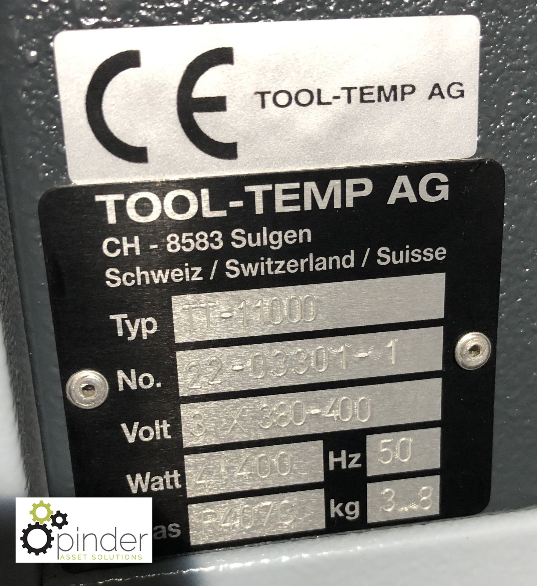 Tool Temp TT11000 Water Chiller, serial number 22-03301-1 (please note there is a lift out charge of - Image 3 of 4