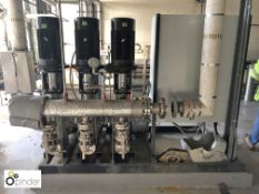 Eaton framed mounted Triple Pump Set, with Aqualectra AVC3400 control unit (please note there is a
