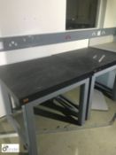 2 Granite Top Surface Tables, 980mm x 880mm (pleas