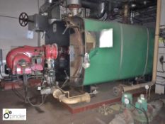 Babcock Robey AYT,4A.1000/175Psi gas fired Steam Boiler, output 10,000,000 BTU/Hour, MWP 12 Bars (