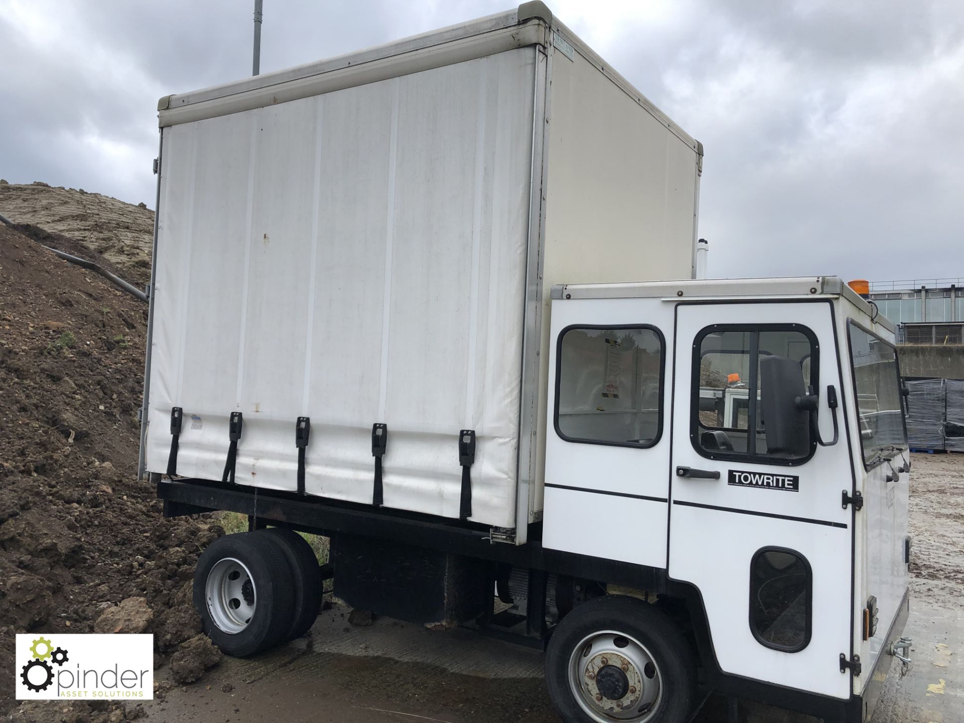 Towrite Curtainside Electric Truck, year 2011, serial number E11-06-0948, carry capacity 6000kg ( - Image 3 of 11