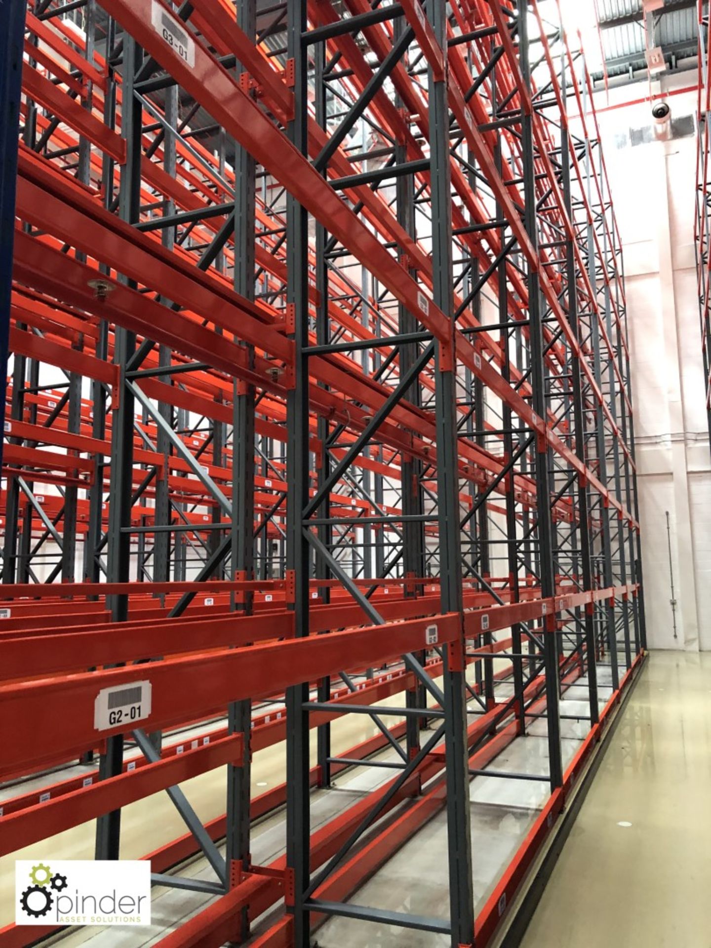 10 rows 7-bay Racking, uprights 12.5m x 900mm, beams 2650mm x 1120mm x 40mm, 18 beams per bay and - Image 6 of 12