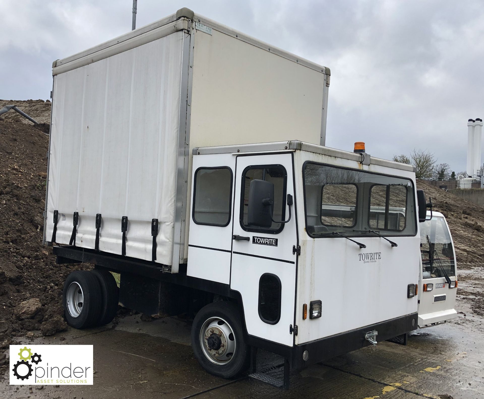 Towrite Curtainside Electric Truck, year 2011, serial number E11-06-0948, carry capacity 6000kg (