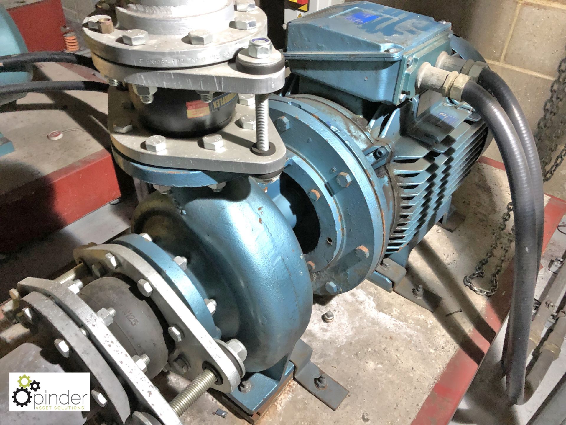 Holden & Brooke Pump Set with Brook Hansen electric motor, 45kw (please note there is a lift out - Image 2 of 3