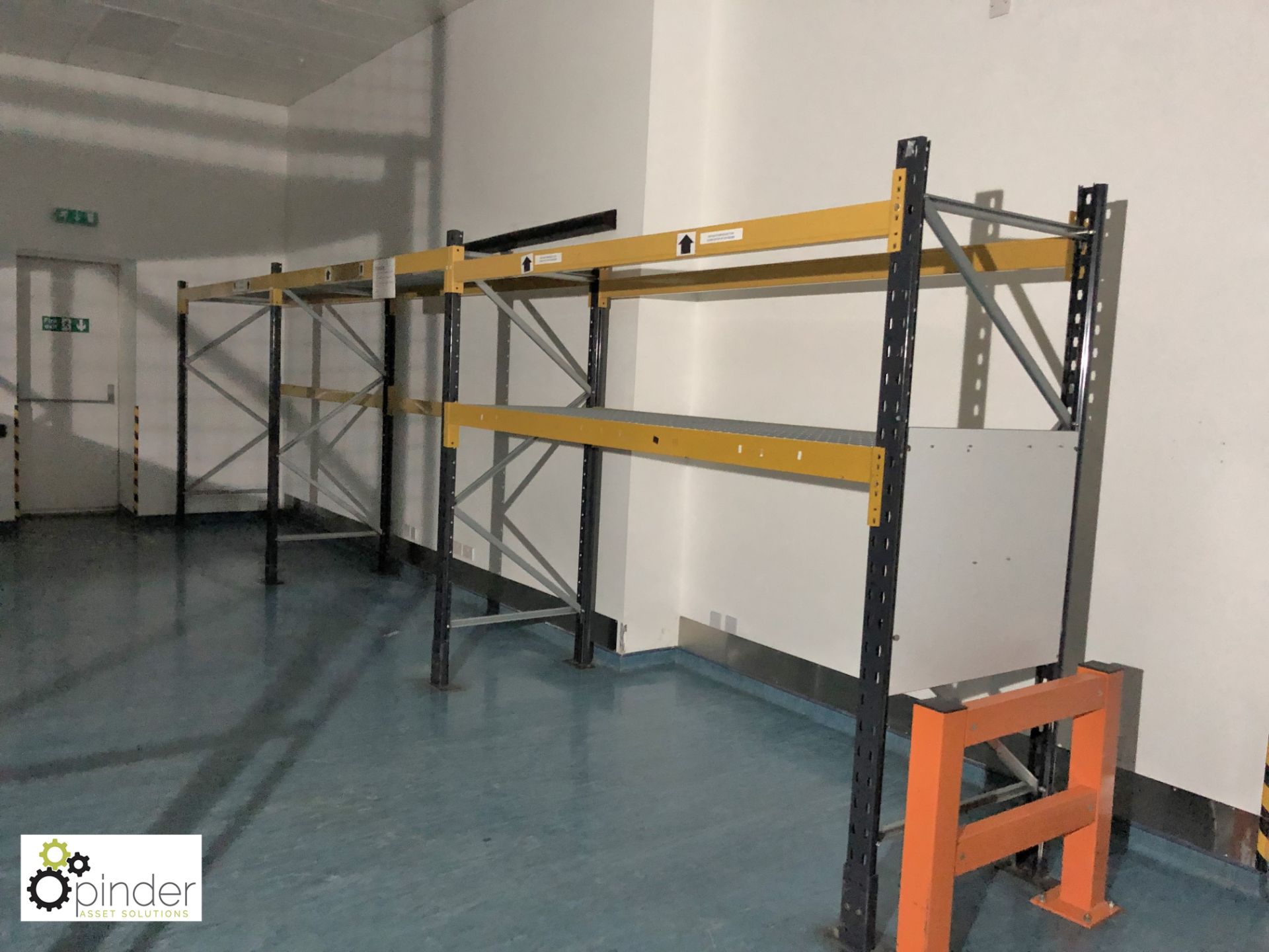 4 rows 3-bay Link 51M Racking, uprights 2260mm x 900mm, 6 beams per bay, 2660mm x 1000mm x 50mm - Image 6 of 6