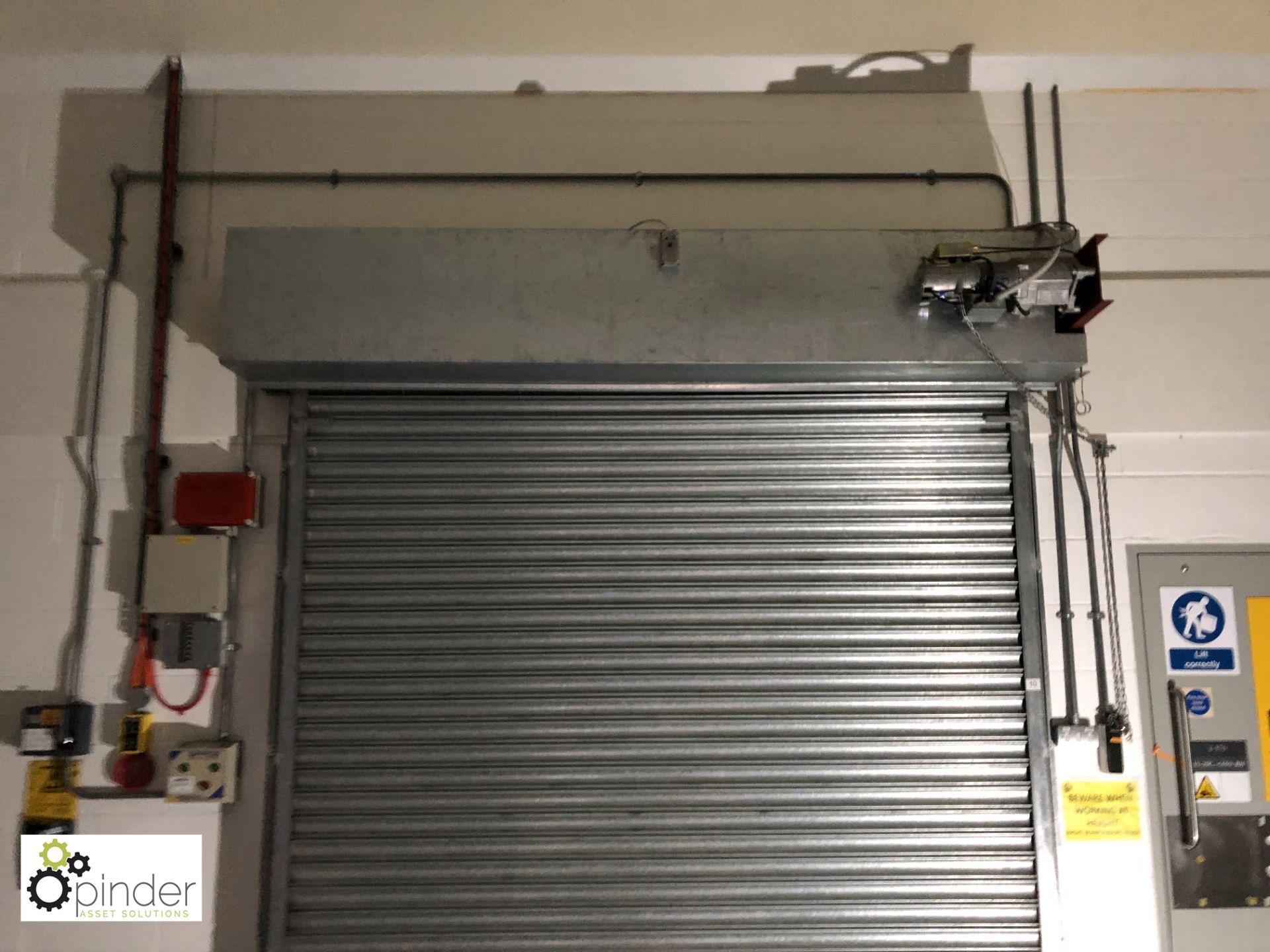 Roller Shutter Door, 2500mm wide x 2500mm high, with Garog auto control system (please note there is - Image 2 of 4