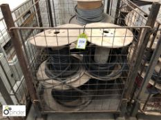 9 various part reels Armoured Cabling, to and including stillage (located in back bay)