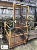 Man Cage for forklift truck (please note there is a delayed collection until Wednesday 8 May 2019 on