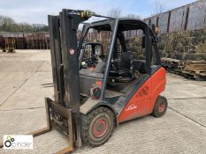Linde H30D diesel Forklift Truck, 3000kg capacity, 4281hours, year 2008, duplex clear view mast,