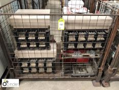 4 Merlin Gerin Air Circuit Breakers, 800A to 1600A and 4 Back Sections, to and including stillage (