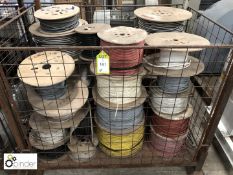 Quantity various Flexible Cable, to and including stillage (located in back bay)