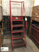 Mobile 5-tread Warehouse Access Steps