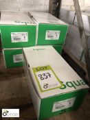 4 boxes 10 Schneider Square D 10A-C-6-30MA RCBOs, boxed and unused and box 5 Schneider Square D