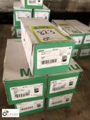 5 boxes 4 Schneider C20 3-pole MCBs, boxed and unused