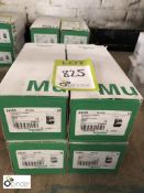 4 boxes 4 Schneider C32 3-pole MCBs, boxed and unused