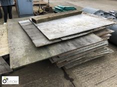 Quantity Timber Sheets to pallet (located in Yard)
