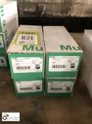 4 boxes 4 Schneider C10 3-pole MCBs, boxed and unused