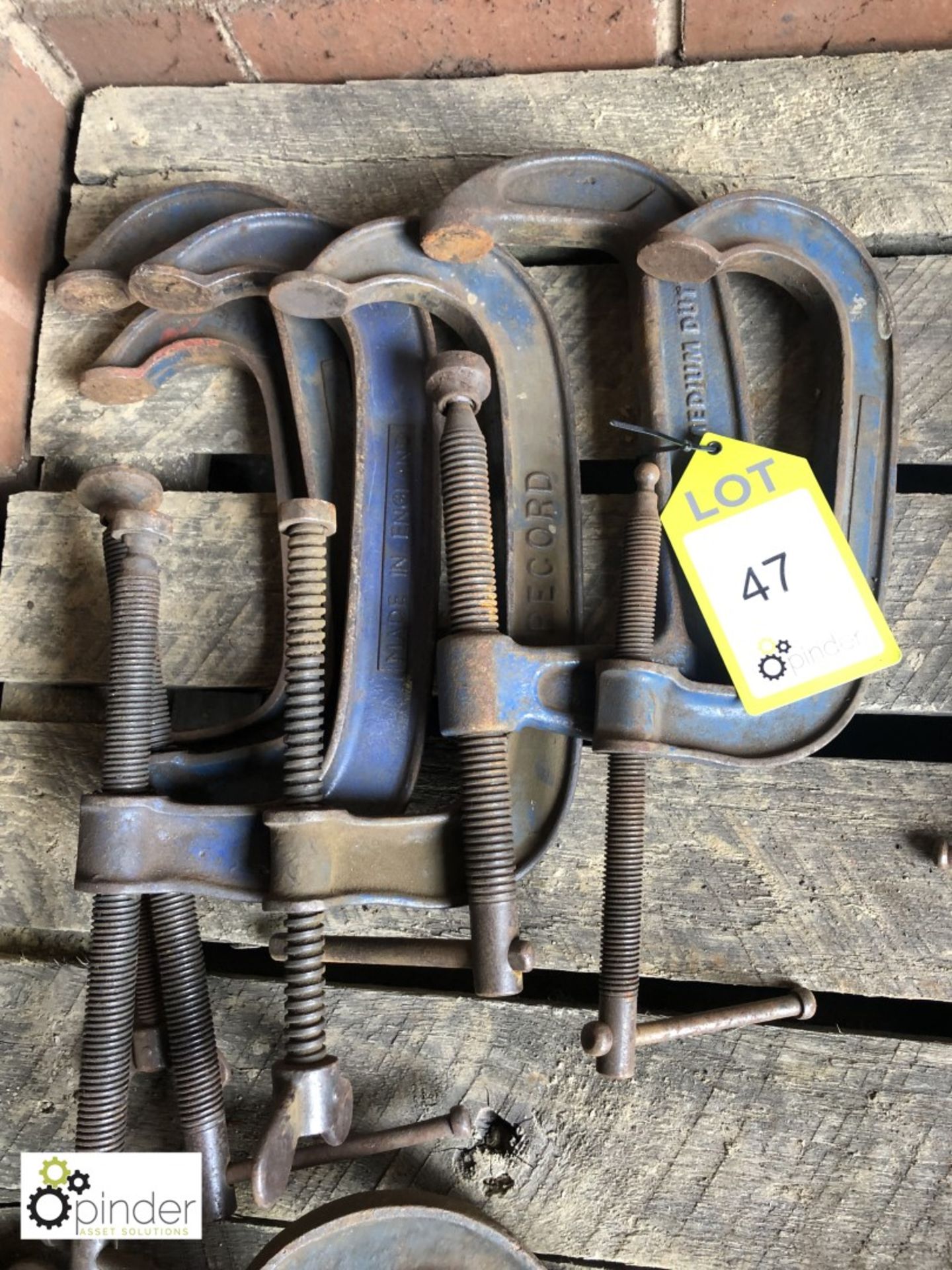 6 various G Clamps