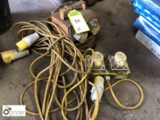 Quantity 110volt Connections and Extension Leads