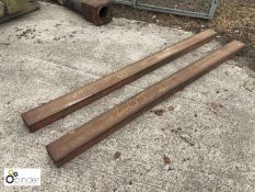 Pair Forklift Truck Extension Tines, 2060mm