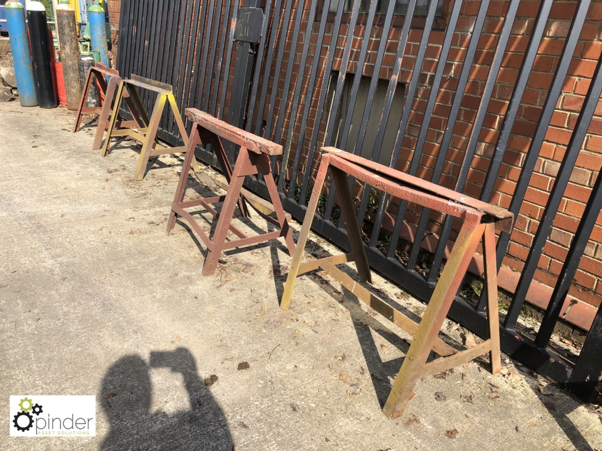 6 steel Work Trestles - Image 3 of 3