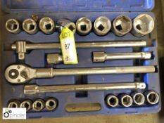 Heavy duty Socket Set, with case