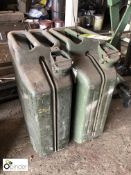 2 steel Jerry Cans