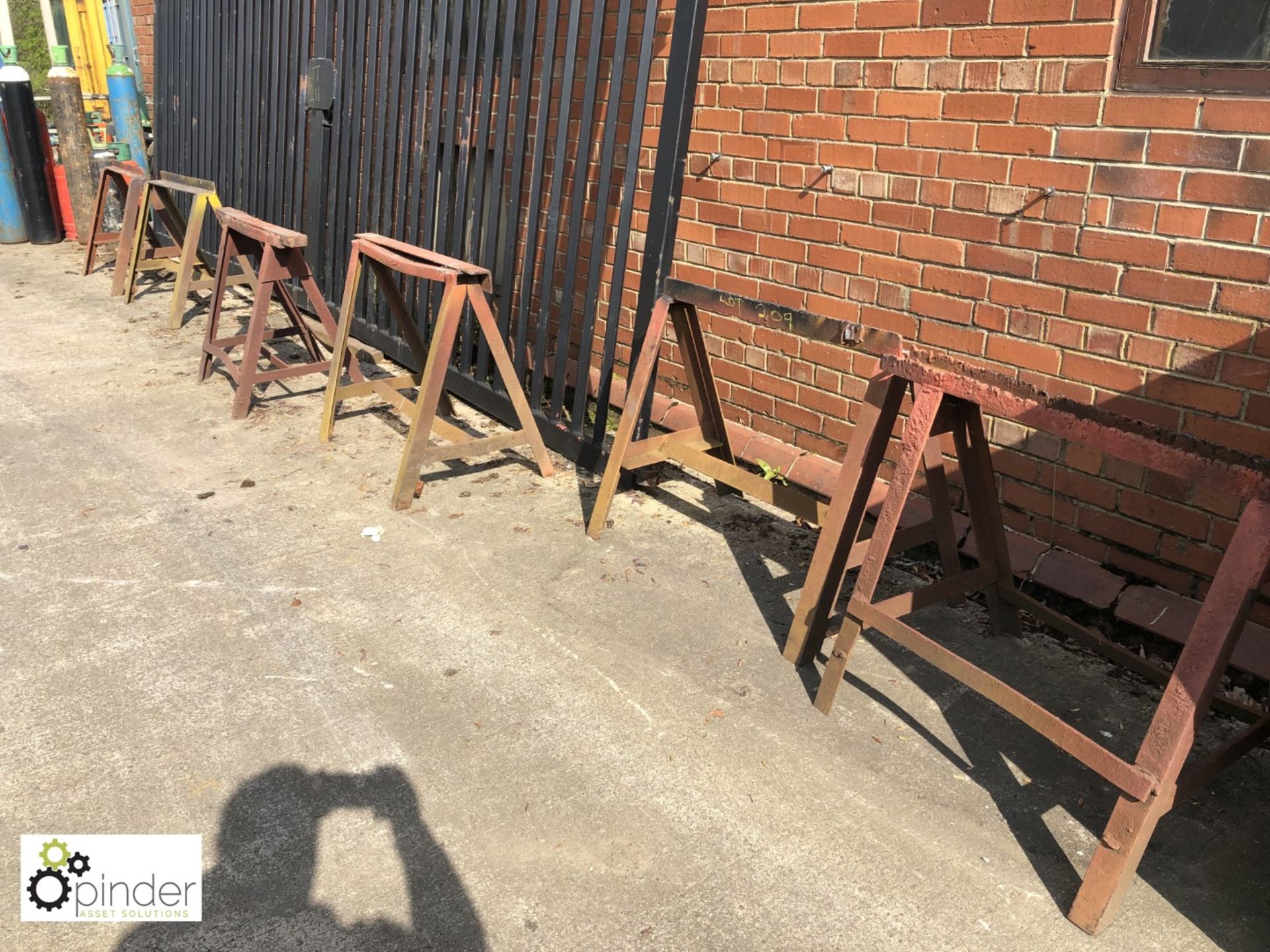 6 steel Work Trestles