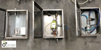 3 stainless steel Control Panels (please note there is a lift out charge of £12 plus VAT on this
