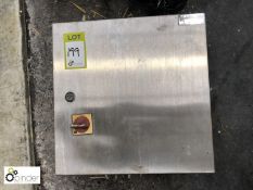 Stainless steel Control Box (please note there is a lift out charge of £10 plus VAT on this lot)