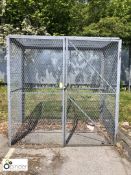 Mesh double door bottle Cage, 2500mm wide x 1300mm deep x 2500mm high (please note there is a lift
