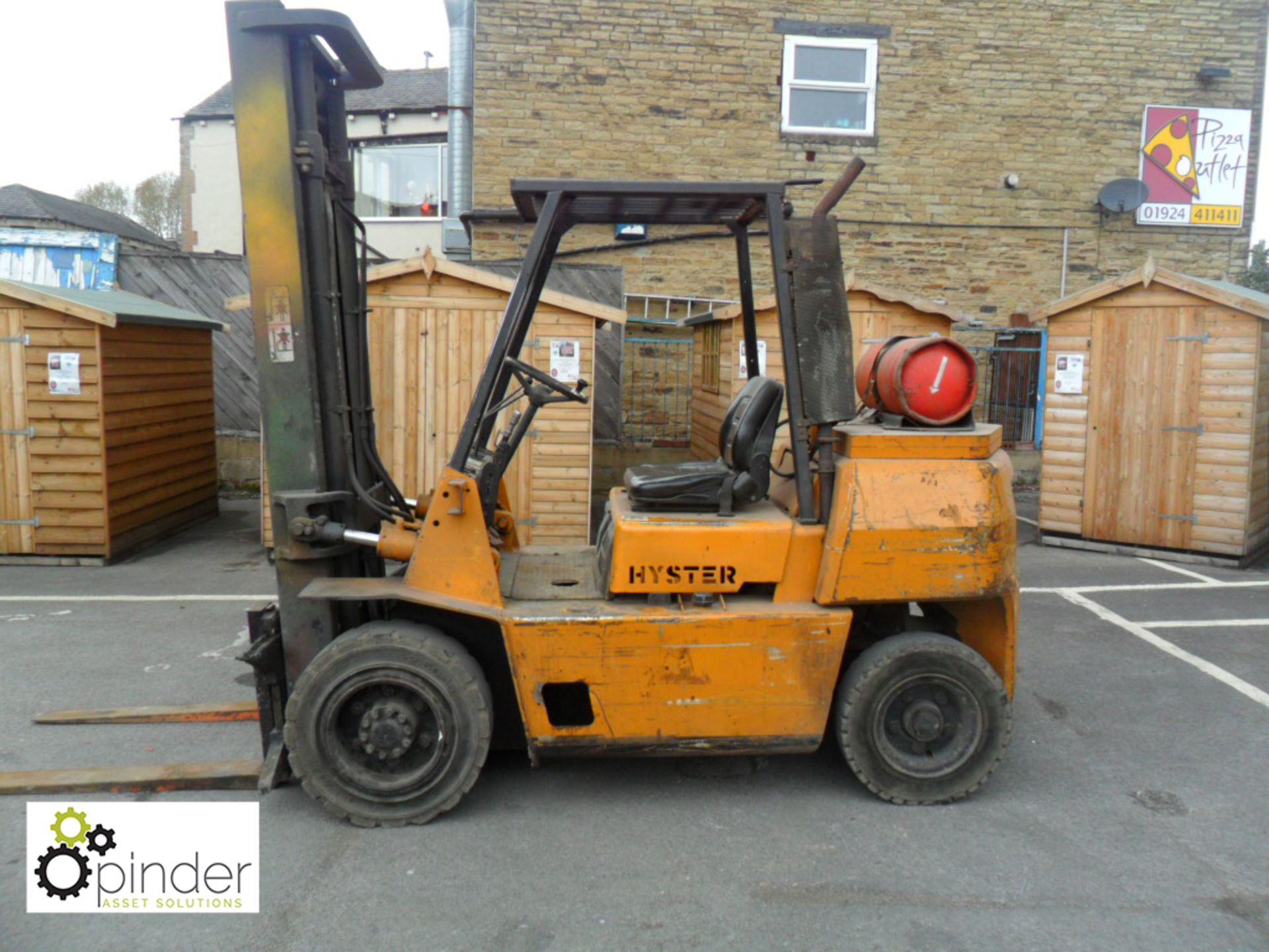 Hyster H4.00XL/S LPG Forklift Truck, 4000kg capaci - Image 5 of 10