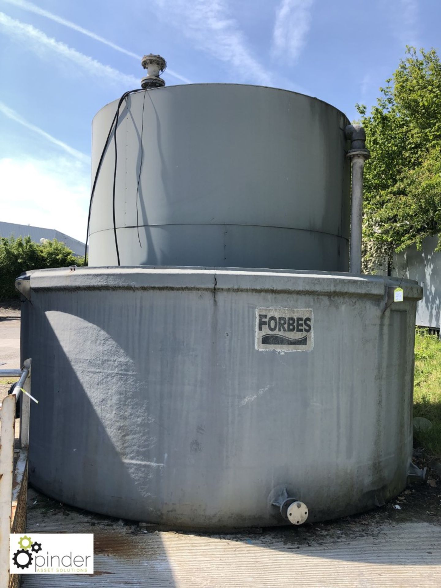 Forbes Storage Tank with GRP bund, 5000litres (please note there is a lift out charge of £250 plus - Image 2 of 4