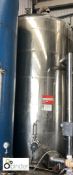 Stainless steel Tank, 35000litres, used to store sodium hydroxide (please note there is a lift out