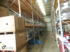 8 bays Apex UK Pallet Racking comprising 9 uprights 6000mm x 900mm, 48 beams 2300mm, 24 shelves (