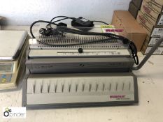 Renz SRW360 Comfort Spiral Binder, 240volts, with large quantity combs