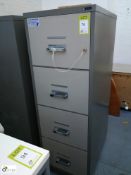 Chubb 4-drawer fireproof Filing Cabinet