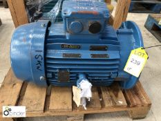 Weg 160L-04 Electric Motor, 15kw (please note there is a £5 plus VAT lift out charge on this lot)