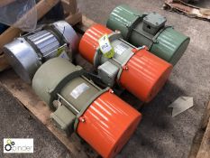 3 Magnetic Electric Motors, 0.18kw (please note there is a £5 plus VAT lift out charge on this lot)