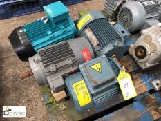 4 various Geared Motors, comprising 2.2kw, 1.5kw, etc (please note there is a £5 plus VAT lift out