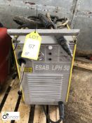 Esab LPH50 Plasma Cutter (please note there is a £5 plus VAT lift out charge on this lot)